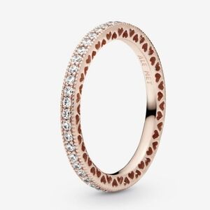 Pandora Sparkle & Hearts Ring